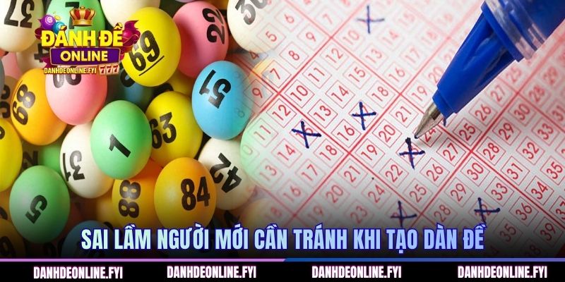 Sai lầm người mới cần tránh khi tạo dàn đề